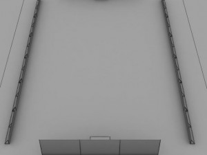 handball court 3D 模型