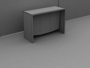 handball court 3D 模型