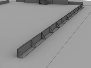 handball court 3D Model