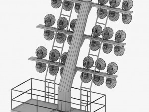 stadium light lux rounded Modèle 3D