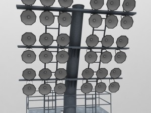 stadium light lux rounded Modèle 3D