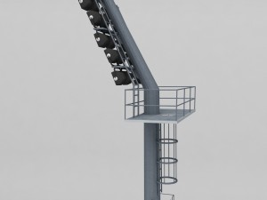 stadium light lux Model 3D