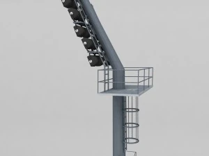 stadium light lux 3D Model