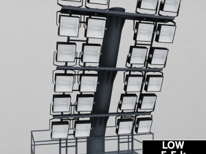 stadium light lux Model 3D