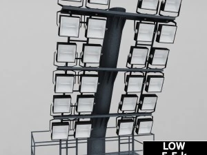 stadium light lux 3D Model