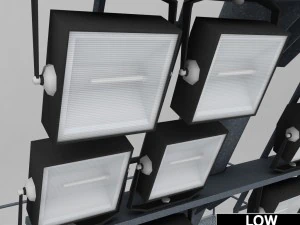 stadium light lux 3D Model