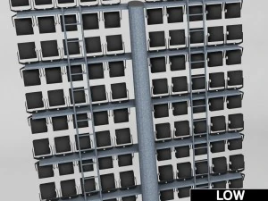 stadium light lux large 3D Model