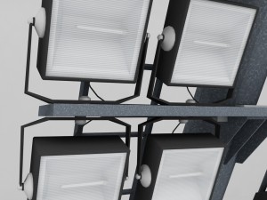 stadium light lux pack Model 3D