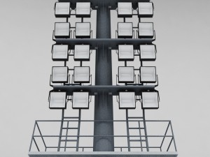 stadium light lux pack Model 3D