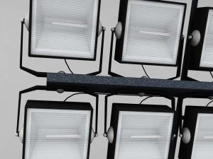 stadium light lux pack 3D Model
