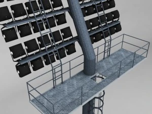stadium light lux pack 3D Model