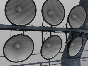 stadium light lux pack Model 3D