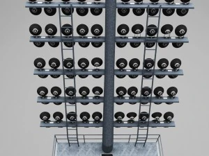 stadium light lux pack 3D Model