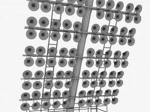 stadium light lux pack Model 3D