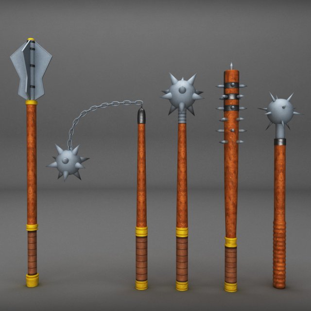 medieval pack 3D Модель .c4d .max .obj .3ds .fbx .stl .blend 