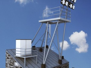 industrial glass tower 3D 모델