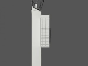 industrial glass tower 3D Model