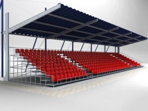 Pensilina della tribuna dello stadio 2 Modello 3D