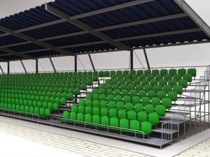 dosel de tribuna de asientos del estadio 2 Modelo 3D
