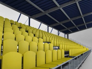 stadium seating tribune canopy 2 3D 모델