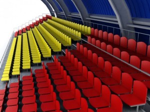 stadium seating tribune canopy 3 Modelo 3D