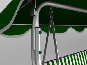 garden swing Modèle 3D