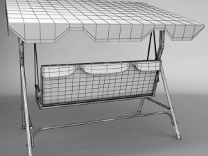 garden swing Modèle 3D