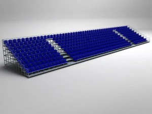 stadium seating tribune 3D Model