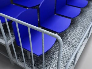 stadium seating tribune 3D Model