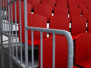 stadium seating tribune 3D Модель