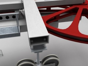 ski lift cableway pillar 3Dモデル