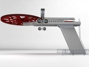 ski lift cableway pillar 3Dモデル