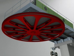 ski lift cableway pillar 2 Modelo 3D