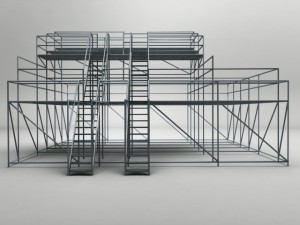 industrial scaffolding 3D 모델