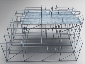 industrial scaffolding 3D 모델
