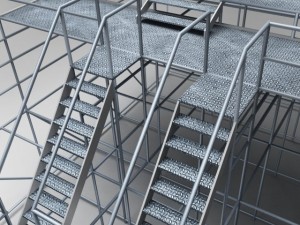 industrial scaffolding 3D 모델