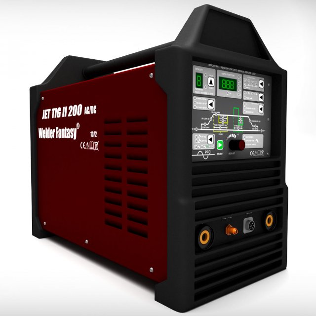 mig welder fantasy 3D 模型 .c4d .max .obj .3ds .fbx .stl .blend 