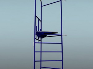 judge stand 3D Модель