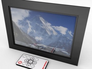 digital picture frame remote Modelo 3D