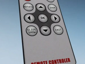 digital picture frame remote 3D Model