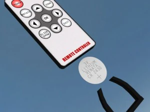 digital picture frame remote 3D Model