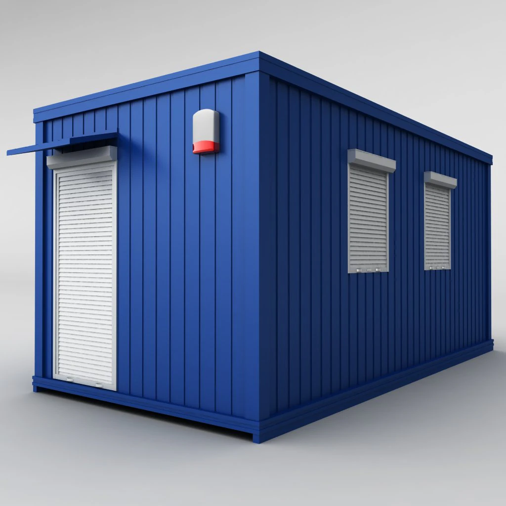 container housing 3D Model .c4d .max .obj .3ds .fbx .stl .blend 