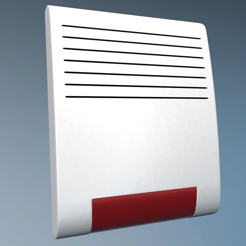 wireless alarm beacon 3D Model .c4d .max .obj .3ds .fbx .stl .blend 