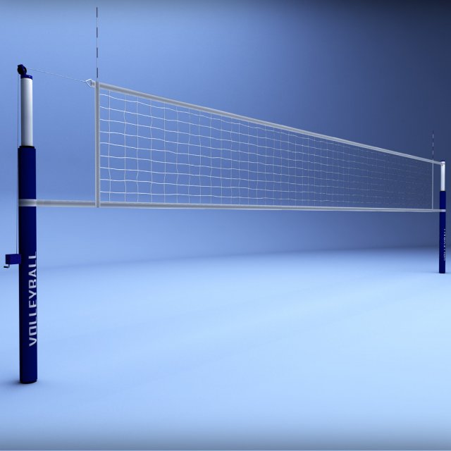 volleyball net 3D 模型 .c4d .max .obj .3ds .fbx .stl .blend 