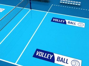 volleyball court high 3D Модель