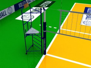 volleyball court high 3D Модель
