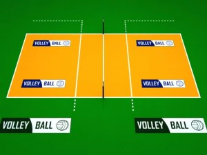 quadra de v&ocirc;lei Modelo 3D