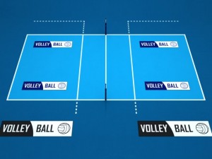 volleyball court 3D Model