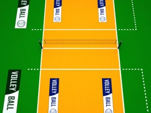 volleyball court 3D Model