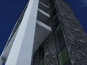 glass tower 3Dモデル